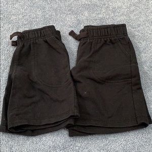 Black circo shorts. 4t and 5t.